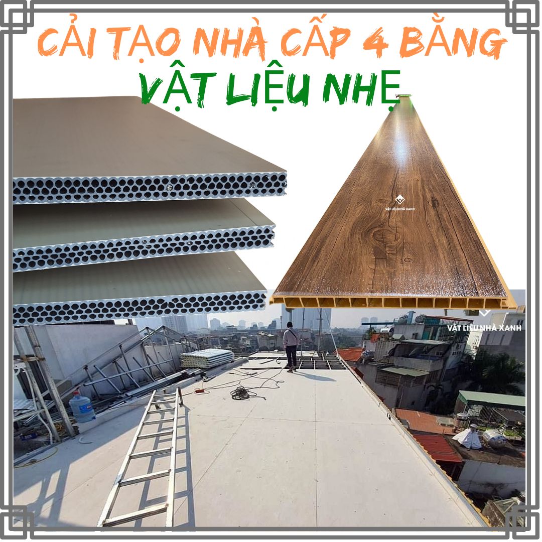 Cải Tạo Nhà Cấp 4: Làm Gác Lửng Vách Ngăn Bằng Vật Liệu Nhẹ