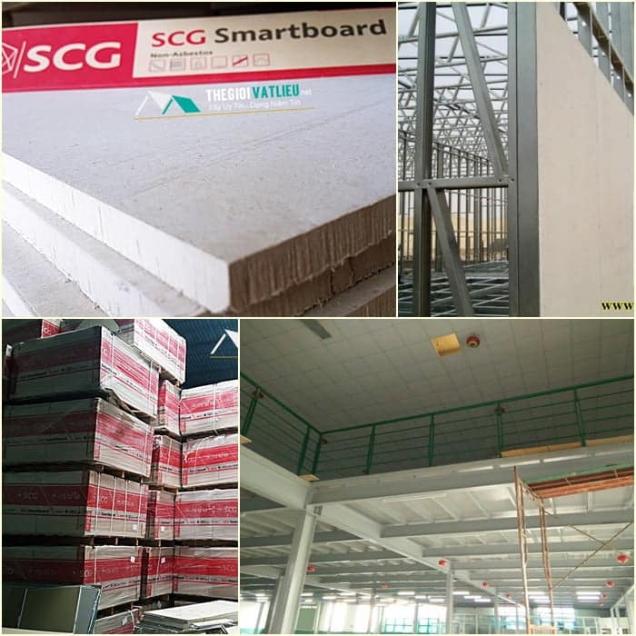 Tấm SCG Smartboard thay thế cho tường gạch