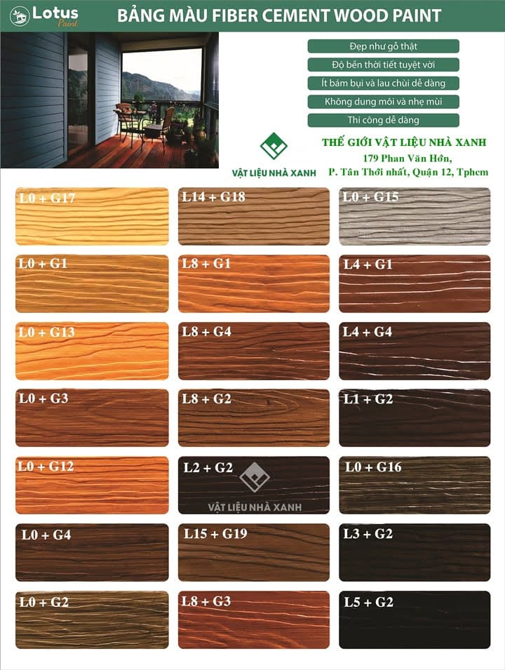 Bảng màu sơn giả gỗ sẽ làm bạn ngạc nhiên với hàng trăm mẫu mã và sự kết hợp đa dạng. Hãy xem hình ảnh liên quan để tìm ra gam màu phù hợp và trang trí ngôi nhà của bạn thêm sinh động.