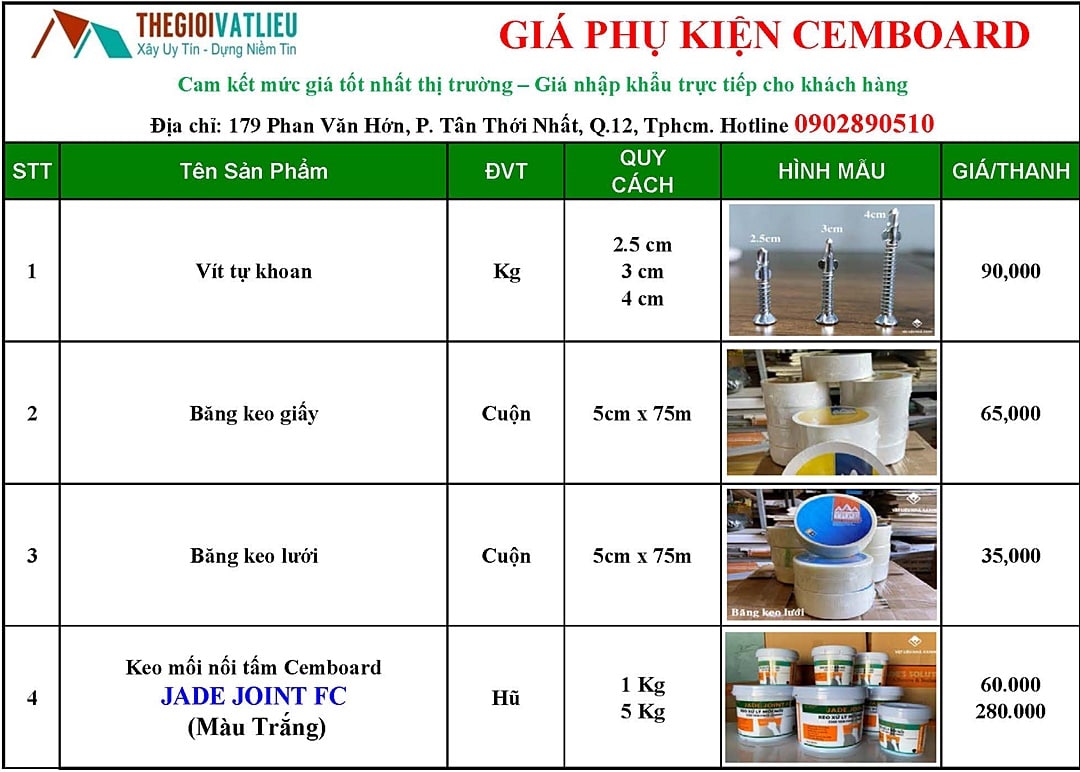 gia phu kien tam cemboard