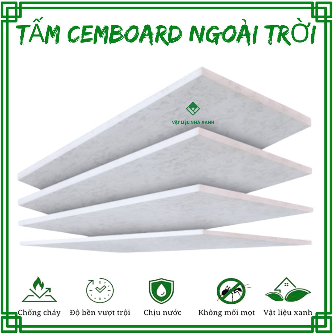 Tấm Cemboard Ngoài Trời Chịu Nước