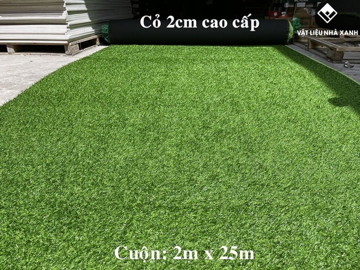 thảm cỏ nhân tạo 2cm cao cấp