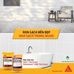 keo cha ron Sika Tile Grout 4