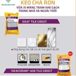keo cha ron Sikaceram 608 Tile Grout 7