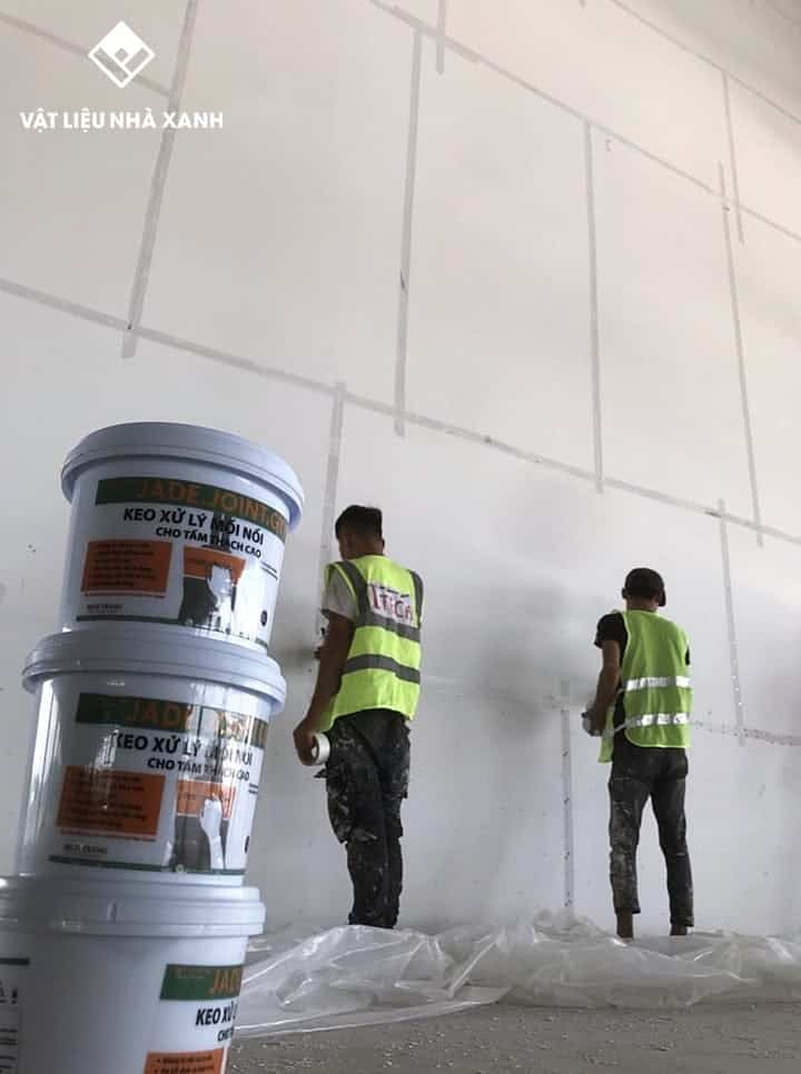 kỹ thuật xử lý mối nối thạch cao