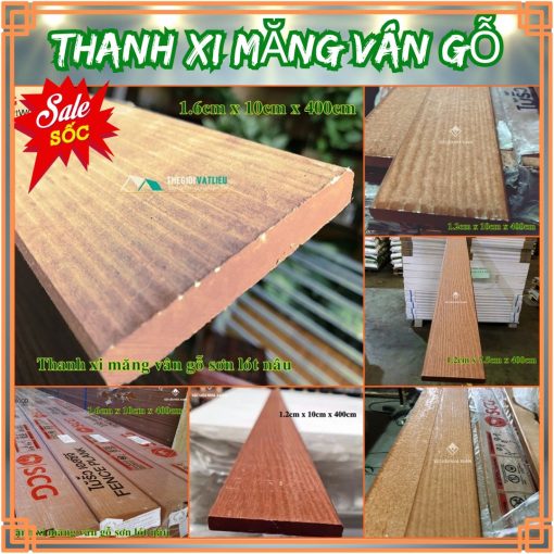 thanh xi mang van go nau
