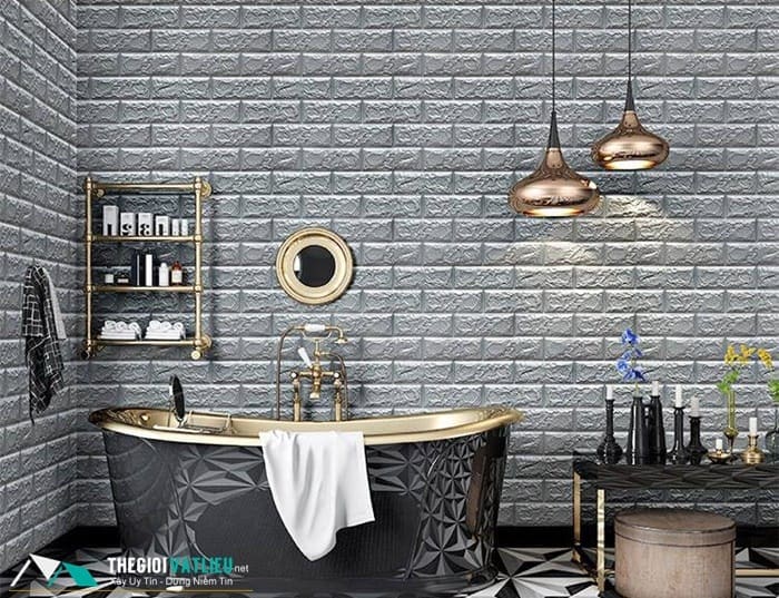 xốp dán tường nhà tắm