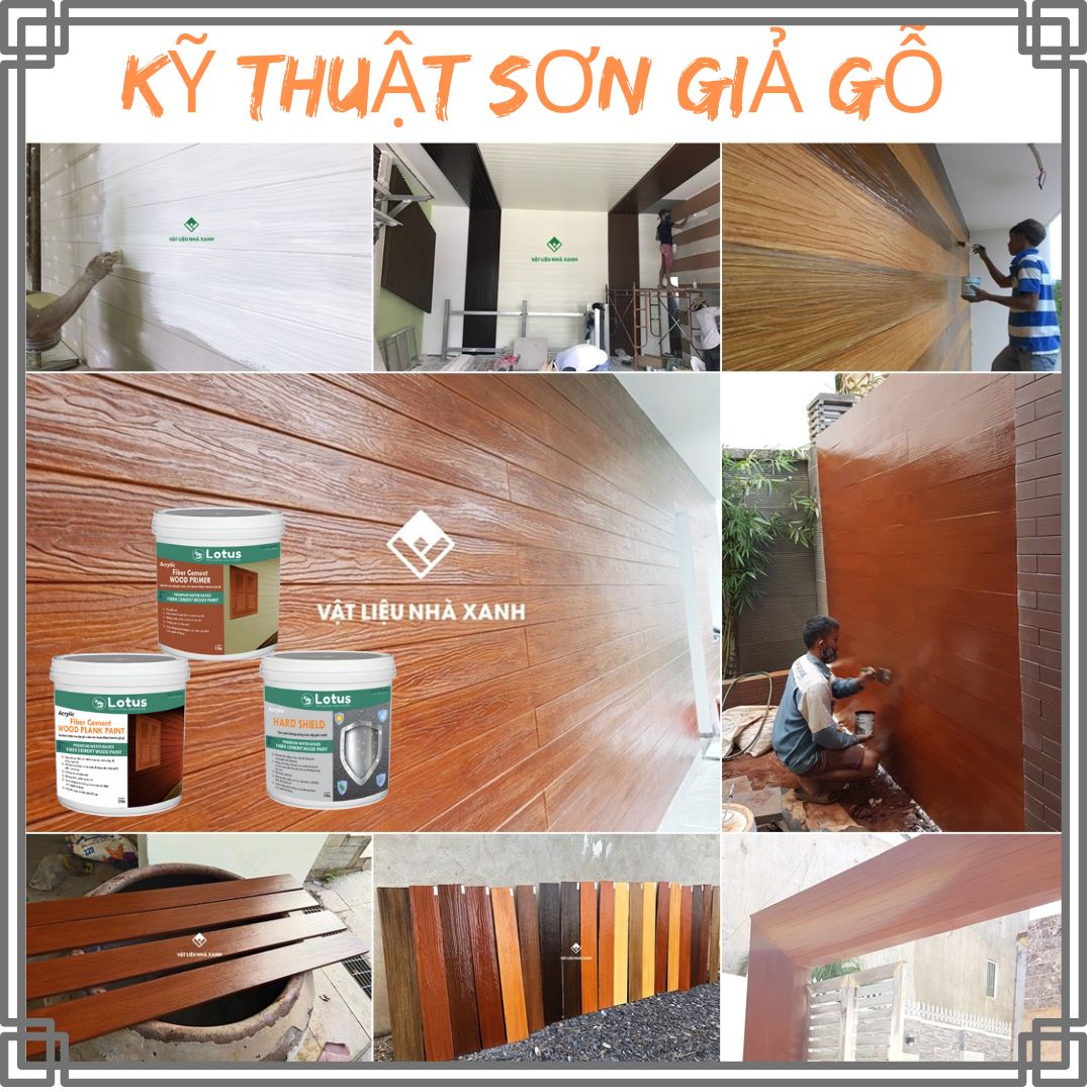 Kỹ Thuật Sơn Giả Gỗ Lotus
