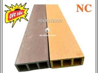 lam hop go nhua ngoai troi 40mm x 90cm