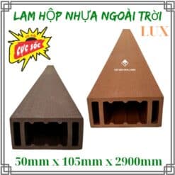 Thanh Lam Hộp Gỗ Nhựa Ngoài Trời 50x105mm
