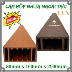 Thanh Lam Hộp Gỗ Nhựa Ngoài Trời 80x160mm