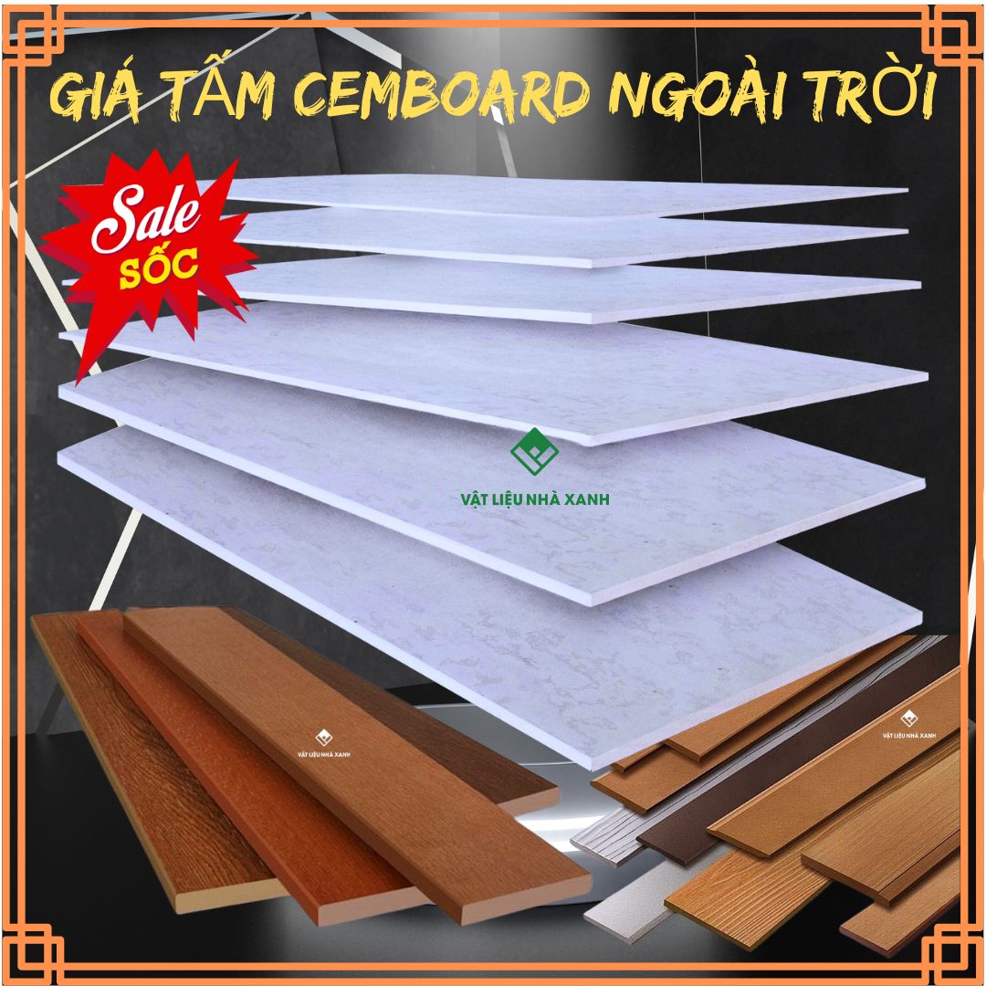 Giá Tấm Cemboard Ngoài Trời Làm Tường Vách Ngăn Lót Sàn Chịu Nước