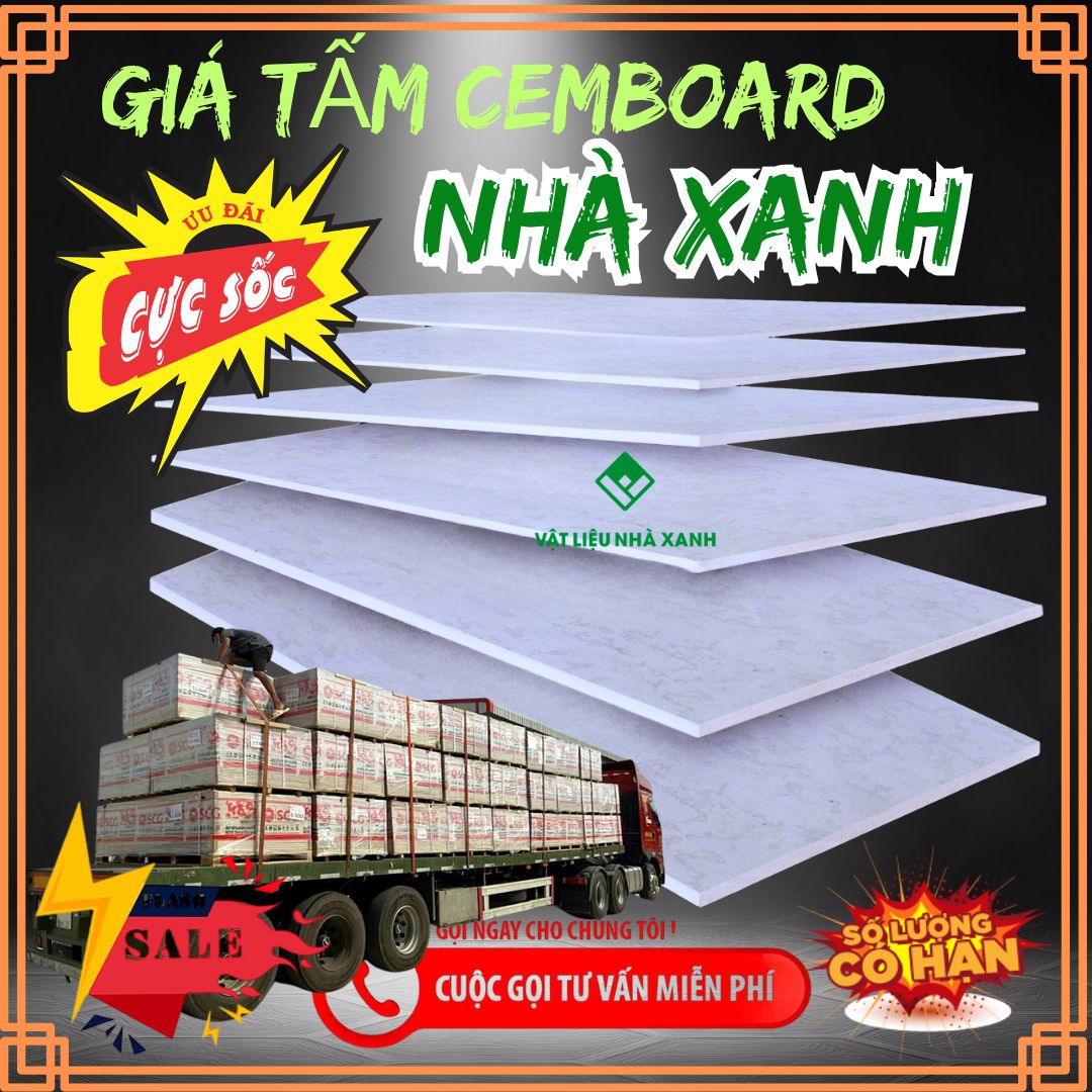 Giá tấm Cemboard Nhà Xanh