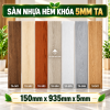 Sàn Nhựa Hèm Khóa TA 5mm Giả Gỗ Có Đế IXPE