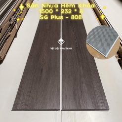 Sàn Nhựa Hèm Khóa 8mm SGS Plus Giả Gỗ Có Đế IXPE 8 san nhua hem khoa 8mm sgs 3