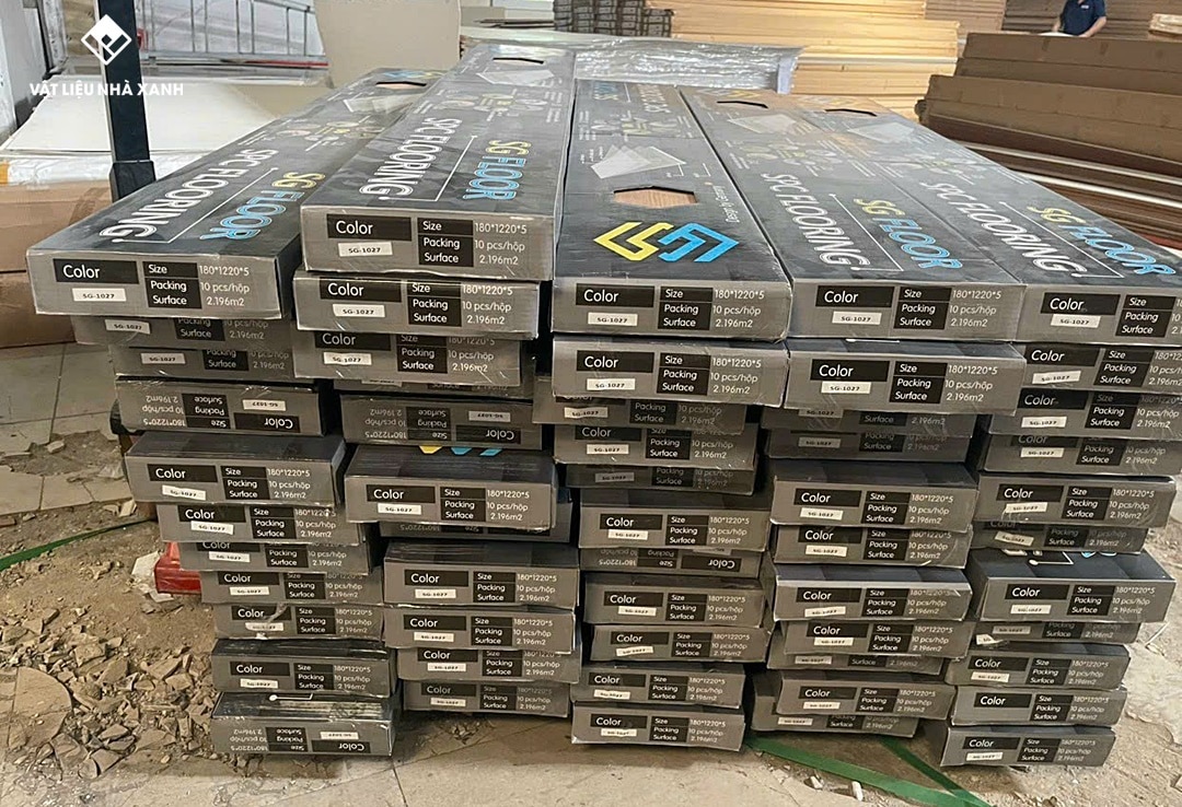Quy Cách Sàn Nhựa Hèm Khóa 5mm Giả Gỗ