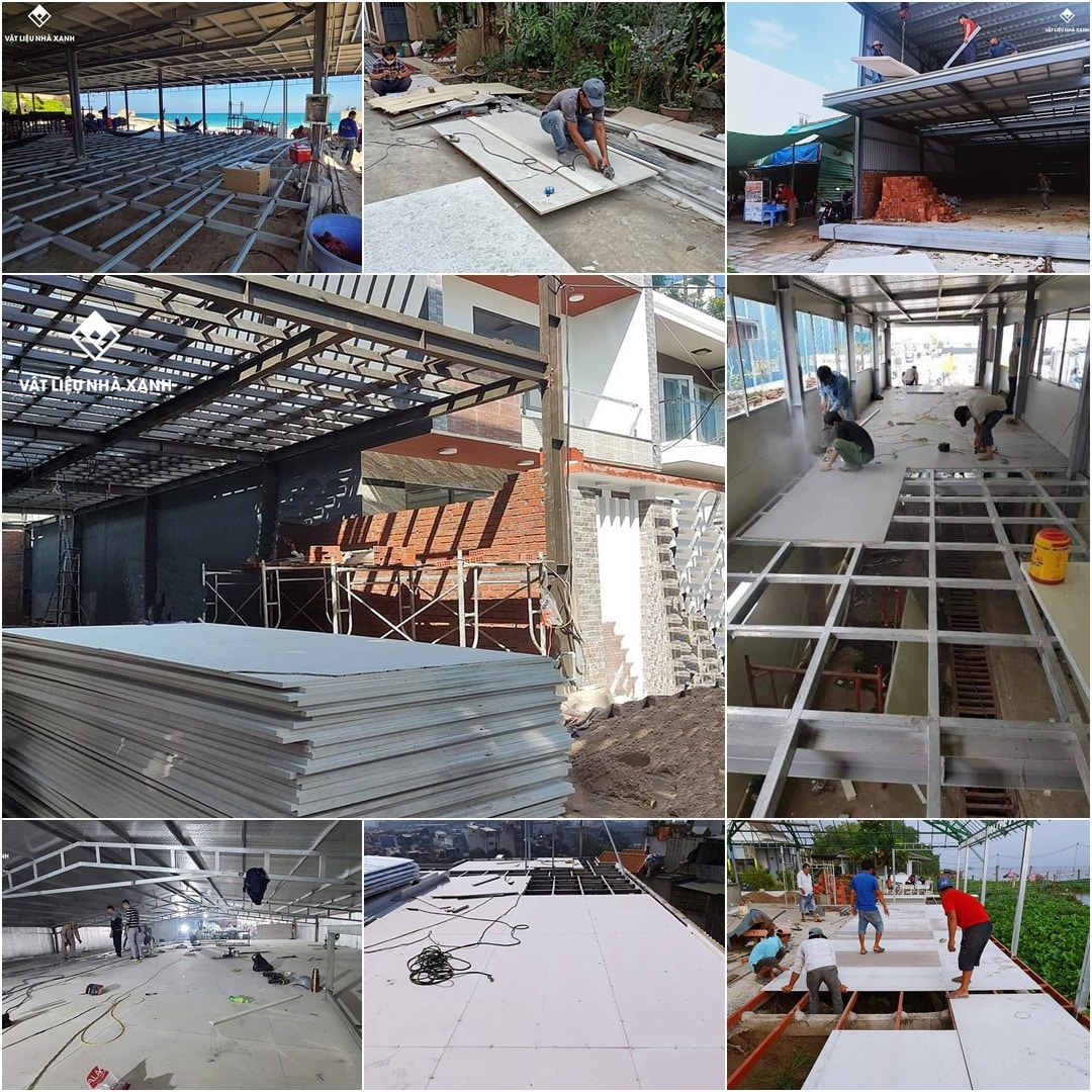 Thi Công Tấm Cemboard Lót Sàn