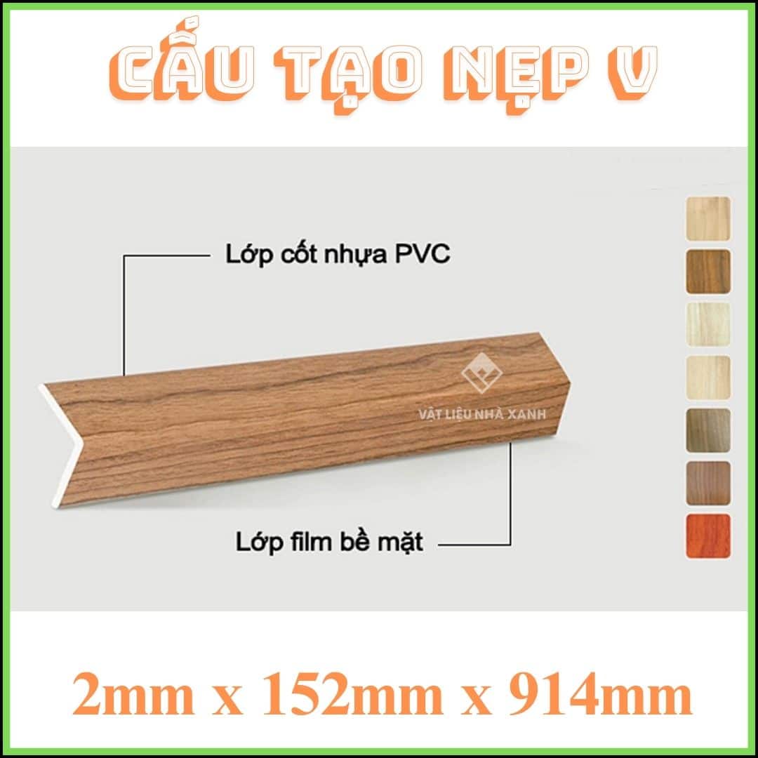 Cấu Tạo Nẹp Sàn Nhựa Chữ V