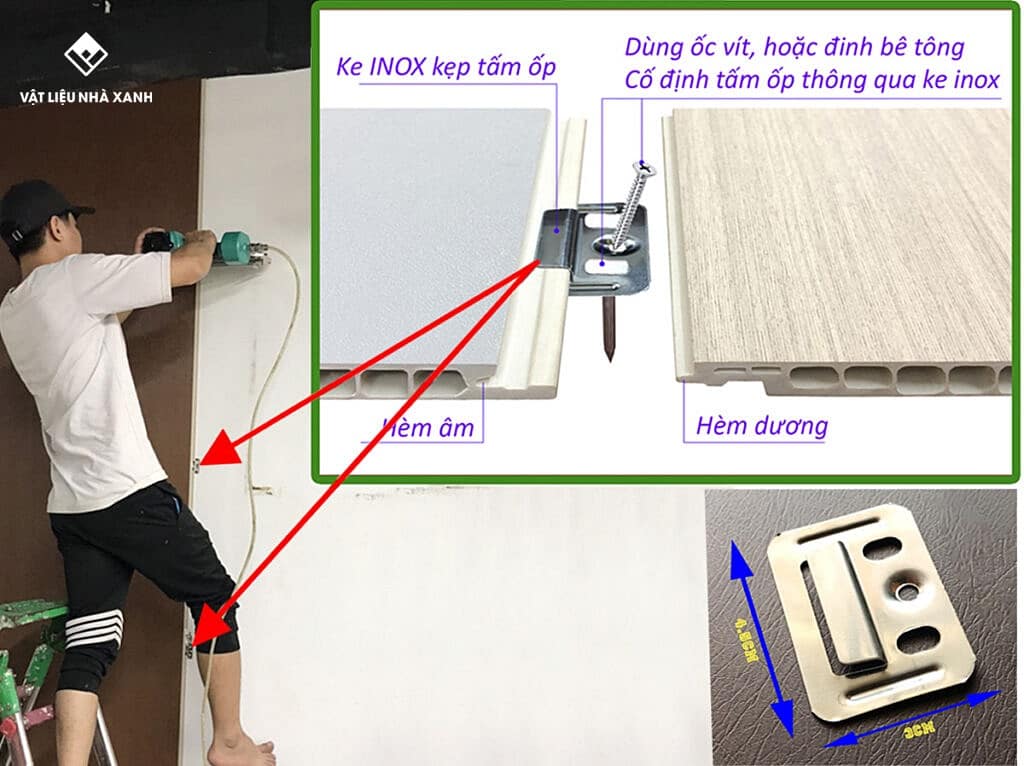 Cách Thi Công Ke Inox Thi Công Tấm Nhựa