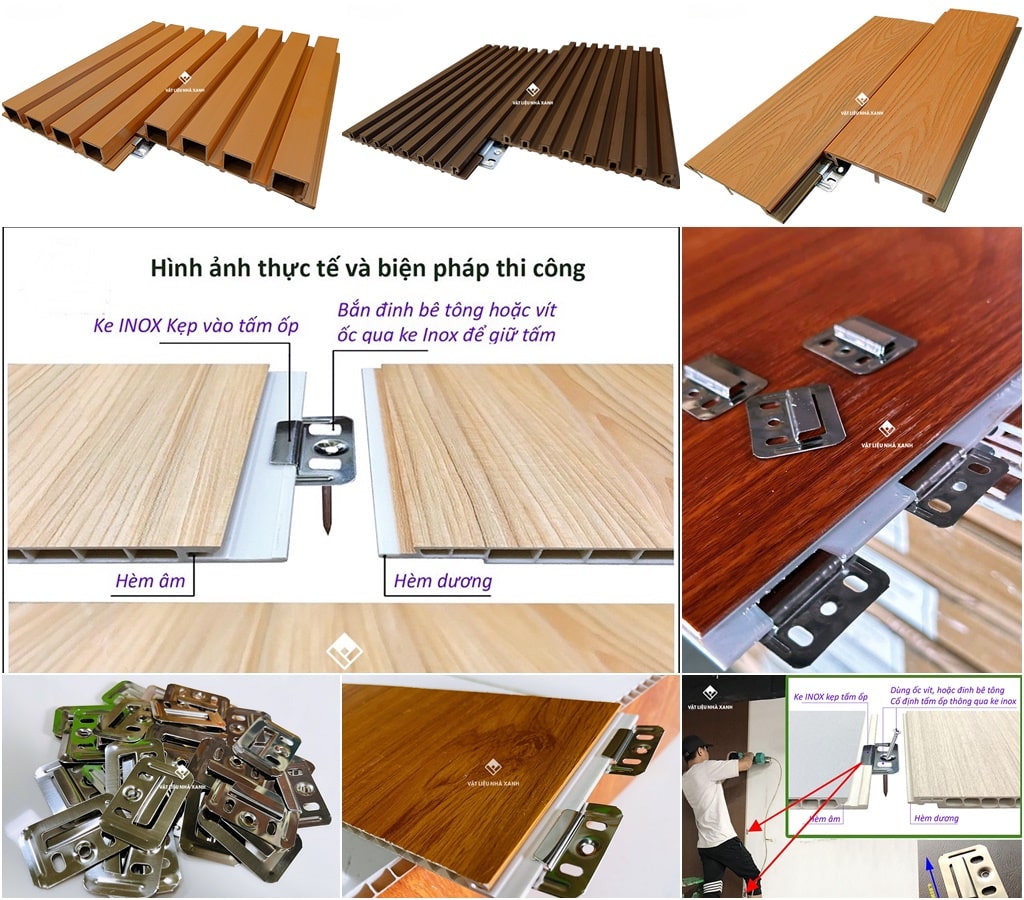 Ứng Dụng Của Ke Inox Thi Công Tấm Nhựa