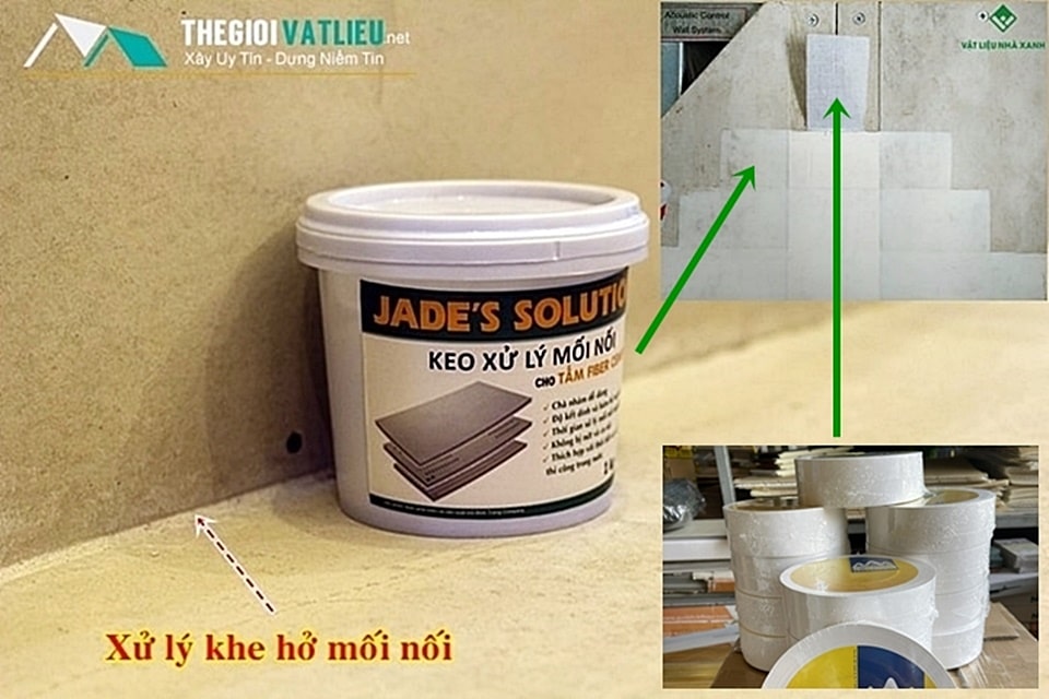 Keo Xử Lý Mối Nối Tấm Cemboard - Báo Giá Sỉ Lẻ Mới Nhất 40 keo xu ly moi noi tam cemboard 32