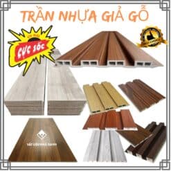 Tấm Ốp Tường 3D Nhựa PVC - Tấm Nhựa 3D Ốp Tường 66 Tấm Trần Nhựa Giả Gỗ