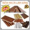 tấm trần nhựa lam sóng