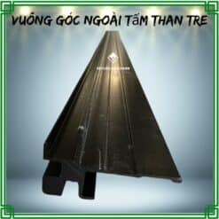 Nẹp nhôm góc ngoài tấm ốp than tre