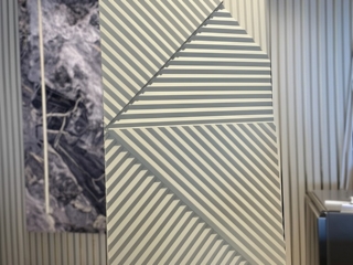 tam PU 3d van mosaic tam giac 3