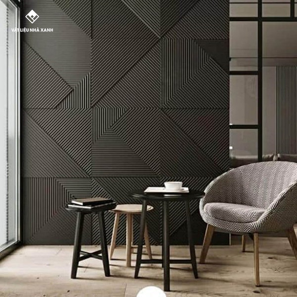 tam op tuong PU 3d van mosaic tam giac 12