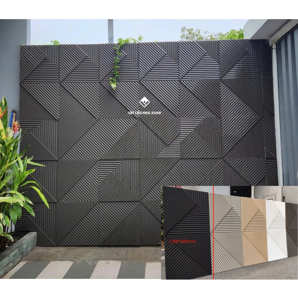 tam op tuong PU 3d van mosaic tam giac 2