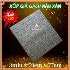 xop dan tuong gia gach mau xam