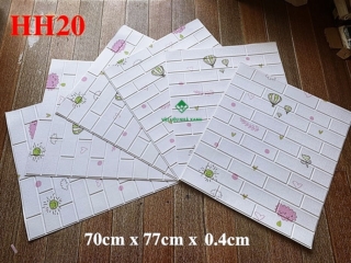 Xốp dán tường hoạt hình cho bé xop dan tuong hoat hinh cho be 4