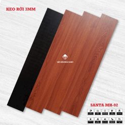 Sàn Nhựa Dán Keo Giả Gỗ 3mm TA 10 san nhua dan keo 3mm gia go 6