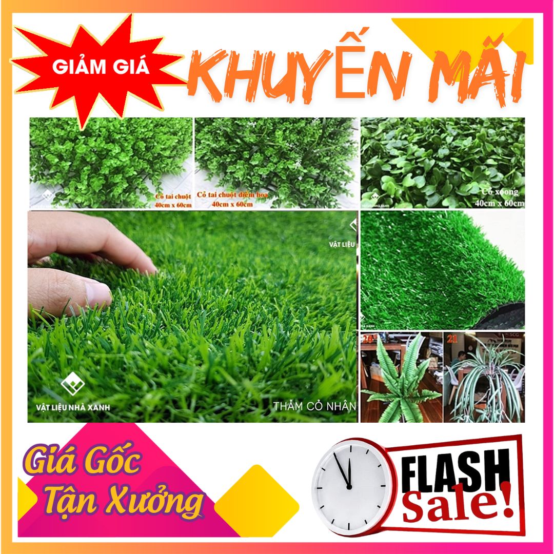 Thảm Cỏ Nhân Tạo 2cm 51 gia tham co nhan tao