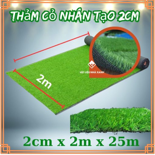 tham co nhan tao 2cm