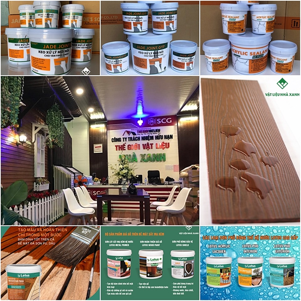 Sơn Giả Gỗ Trên Tường Xi Măng Bề Mặt Cột Bê Tông 18 dia chi ban son gia go tphcm 1