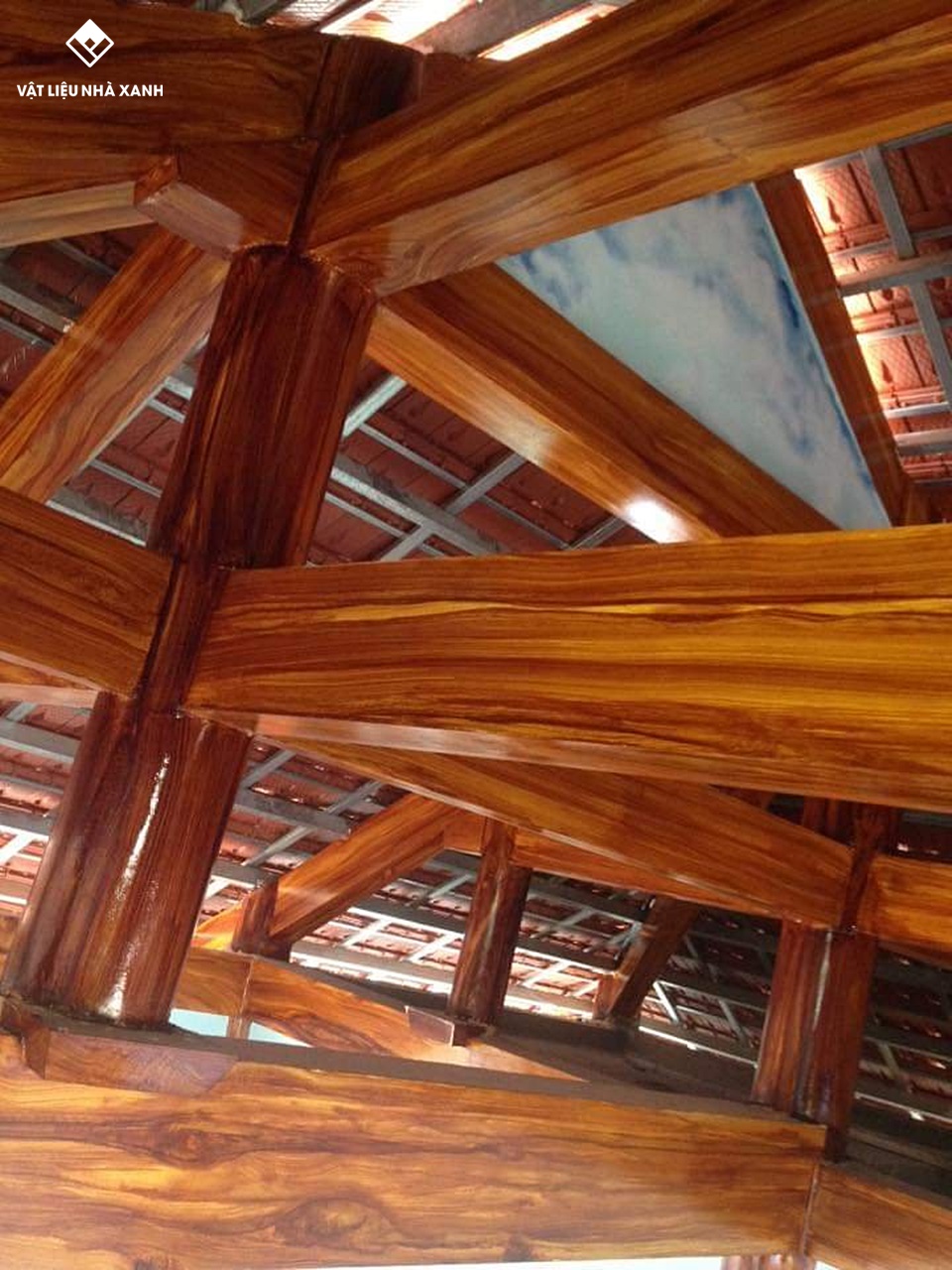 Sơn Giả Gỗ Trên Tường Xi Măng Bề Mặt Cột Bê Tông 14 ky thuat son gia go 9