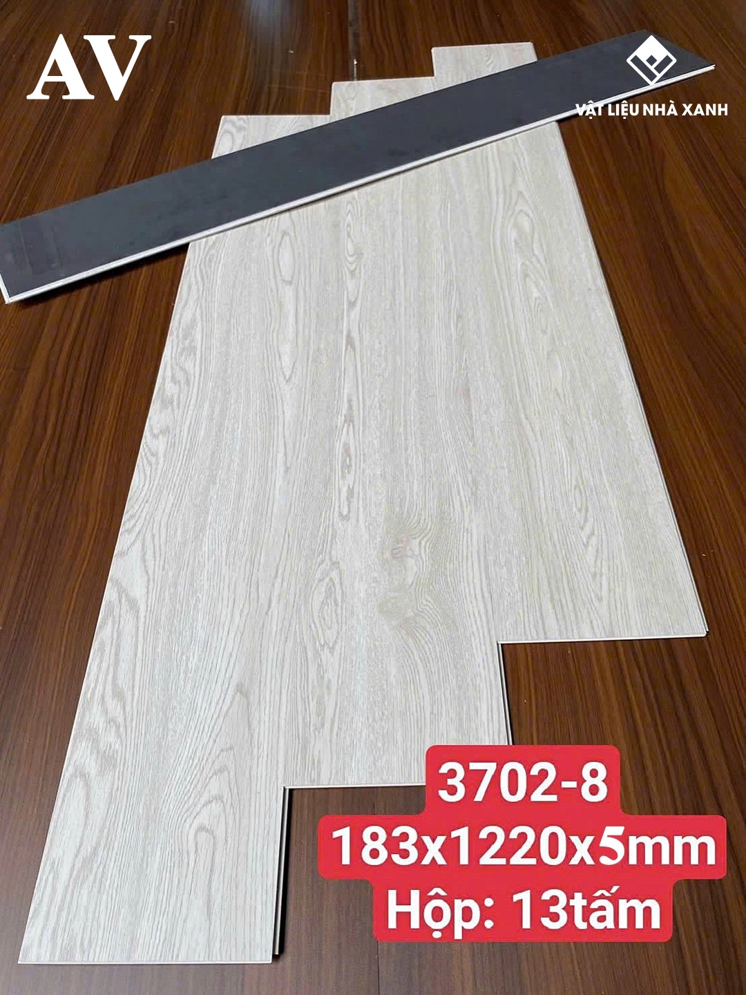 Sàn Nhựa Hèm Khóa 5mm Vân Gỗ Đế Lót IXPE AV 2 san nhua hem khoa van go 5mm AV 4