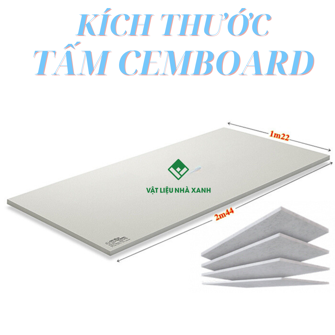 Giá Tấm Cemboard - Tấm Xi Măng Lót Sàn Làm Vách Trần Tại Tphcm 82 kich thuoc tam cemboard