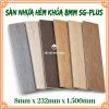 Sàn Nhựa Hèm Khóa 8mm SGS Plus Giả Gỗ Có Đế IXPE